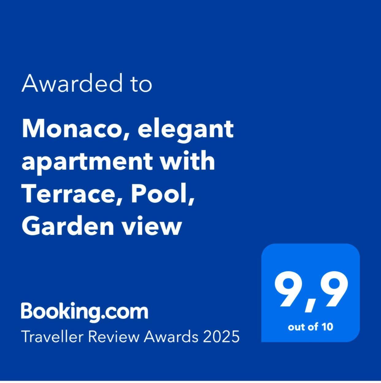 Monaco, Elegant & Quiet Renovated Apartment, In Fontvieille District, With Terrace & Pool, 15Min Walk To F1 Grand Prix Monte Carlo Exterior foto